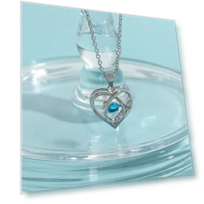 Smart Heart Pendant Necklace — Smart Jewelry, Original jewelry design
