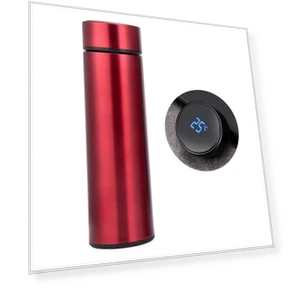 Smart Touch Thermo Mug with LED Display — Beverage Warmers, Apex Gear