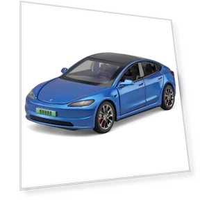 Toy Car Tesla Model 3 — Miniature Rides & Collectibles, AI Supermarket