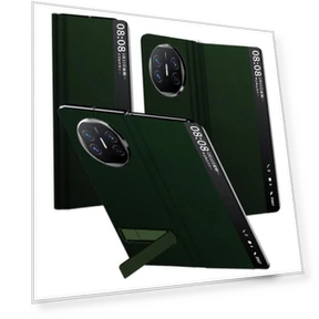 Ultra-Thin Smart Window Leather Case with Stand — Phone Accessories, Small Appliances