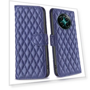 Wallet Rhombus Leather Phone Cover — Smartwatch Protectors, Smartwatch 2025