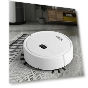 Automatic Household Intelligent Sweeping Robot Vacuum with USB Charging — Smart Cleaning Robots, Winter Gloves