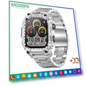 Military Smartwatch with Fitness Tracker — Smartwatches, SACOSDING