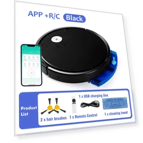 Robot Vacuum Cleaner 3-in-1 with Remote Control — Smart Cleaning Robots, Factory Discount Outlet