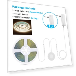 Touch Dimmer and Manual Induction Switch Flexible COB LED Strip — LED Strips, MALITAI