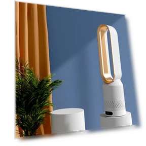 Bladeless Air Purifier Fan — Vertical Air Circulators, DC-Home-2