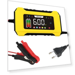 LCD Display Smart Charger 12V 6A Intelligent Fast Power Charging Full Automatic Car Battery Charger — Chargers, IKEA Supermarket