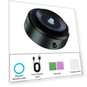 Magnetic Vacuum Car Phone Holder — Dashboard Installation Kits, Lntelligent Living Hall