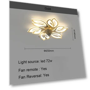 Modern Ceiling Fan with Remote Control — Ceiling Fans, Vinde Home