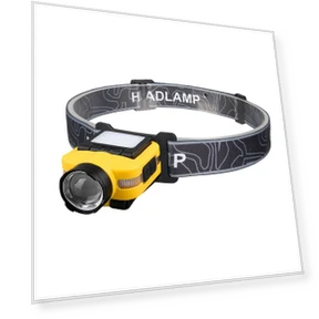 Rechargeable LED Headlamp with Digital Display — Flashlights, Cozy Cottage-Relax