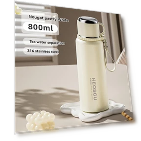 Smart Stainless Steel Thermo Mug — Travel Drinkware, Simplistic Living Home