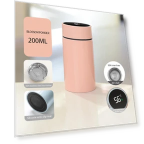 Smart Thermos Water Bottle with Temperature Display — Hydration Essentials, Anqin