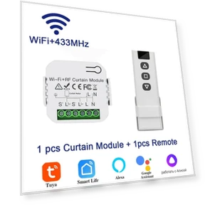 Smart WiFi Curtain Switch — Smart Home Hubs & Controllers, Lntelligent Living Hall