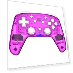 Transparent Wireless Bluetooth Vibration Game Controller — Gaming Controllers, Serene Homes