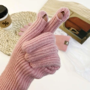 Winter Touchscreen Knit Gloves — Heated Gloves, XBHBAG