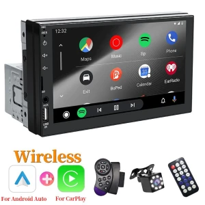 Wireless CarPlay Android Auto 2 Din Car Multimedia Video Player, SageTechnology