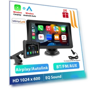 7-inch Portable Touchscreen Multimedia Video Player — Stereo Receivers, Auto Accessories Home