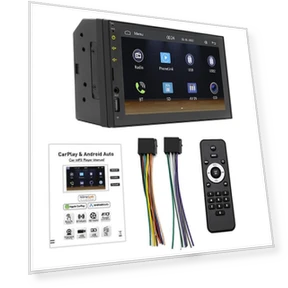 7-inch QLED Display Android MP5 Car Audio — Stereo Receivers, Simplistic Living Home