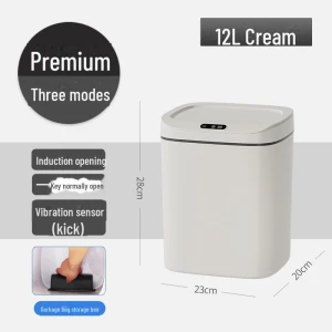 Automatic Touch Sensor Trash Bin — Smart Trash Can, StrideBox