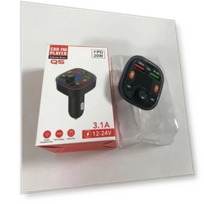 Bluetooth Car Charger with Dual Ports — Phone Accessories, AI Supermarket