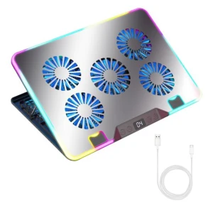 Laptop Cooling Stand with Digital Display, CE