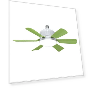 LED Ceiling Fan with E27 Socket — Ceiling Fan Lighting Solutions, Chic Interiors