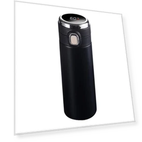 LED Digital Display Temperature Thermos Cup — Beverage Warmers, Chic Interiors