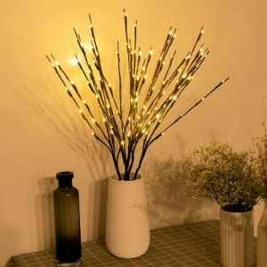 LED Night Light in Shape of Tree Branch with Stars, AI Supermarket