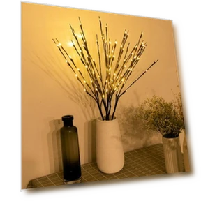 LED Night Light in Shape of Tree Branch with Stars — Creative Lighting Solutions, AI Supermarket