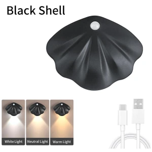 Shell Shaped Motion Sensor Wall Lamp Spotlight, Your Department Home
