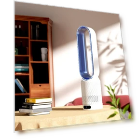Smart Bladeless Air Purifier Fan — Activated Carbon Air Purifiers, Chic Interiors