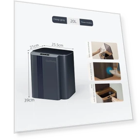 Smart Sensor Trash Can — Kitchen Cans, Chic Home