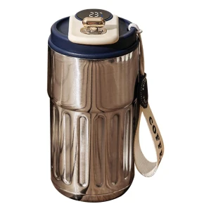 Smart Thermos Bottle with LED Temperature Display, Chic Interiors