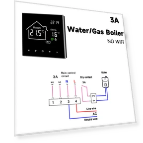 Smart Thermostat with LCD Touch Screen — Home Climate Control, Build My Home