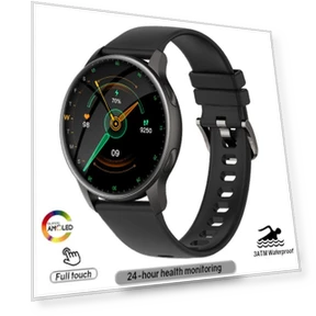 Waterproof Smartwatch with Always-On AMOLED Display — Smartwatches, Tiktop2