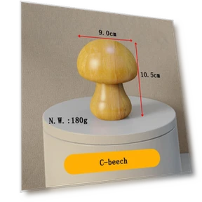 Wooden Mushroom Lamp — Lighting, Chic Home