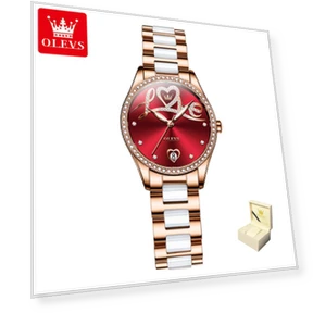 Love Diamond Dial Women's Watch — Timepieces, OLEVS