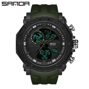 Smart Multi-Function Watch with Dual Display — Smart Watch, SANDA