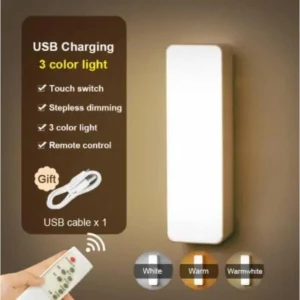 Touch Control LED Night Light with USB Charging and Wireless Dimming, Binchi Lighting Appliances