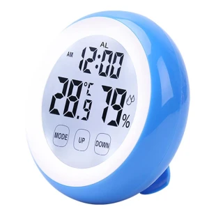 Creative Round Alarm Clock with Touch Screen, Factory Discount Outlet