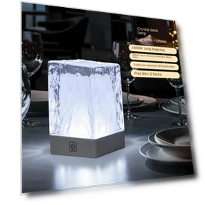 Crystal Table Lamp — Desk & Table Lighting, Your Warm Home