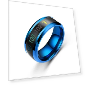 Fashion Smart Thermochromic Couple Ring — Smart Rings, Toy boutique one