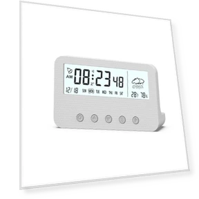 Glowing Digital Alarm Clock — Alarms & Clocks, Factory Discount Outlet