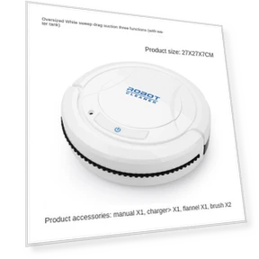 Intelligent Sweeping Robot — Smart Cleaning Robots, Winter Gloves