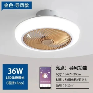 LED Ceiling Fan with Light, Vinde Home