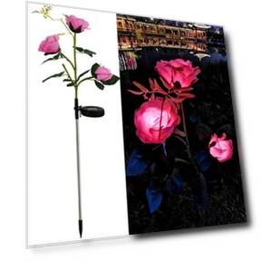 LED Rose Flower Lamp — Outdoor String Lights, Smart Mouse