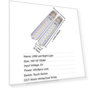 Mini Portable USB Light Bar — Book Lights, Cosy Homes