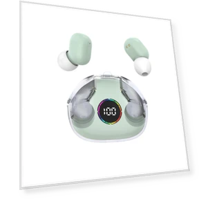 Mini Wireless Headphones with Digital Display — In-Ear Headphones, VAORLO