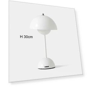 Rechargeable LED Mushroom Bud Flower Table Lamp — Desk & Table Lighting, Cosy Homes