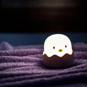 Silicone Touch Sensor Chicken Egg LED Night Light, We Satisfied